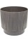 Горщик квітковий пласт. "Осло" d20х17,5см 3,8л граніт wood,зі вставкою №5662/Алеана/(12)