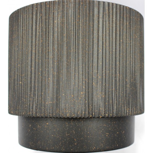 Горщик квітковий пласт. "Осло" d20х17,5см 3,8л граніт wood,зі вставкою №5662/Алеана/(12)