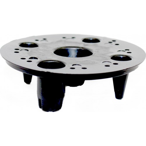 Горщик квітковий пласт. "Осло" d20х17,5см 3,8л граніт wood,зі вставкою №5662/Алеана/(12)