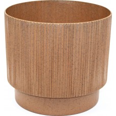Горщик квітковий пласт. "Осло" d20х17,5см 3,8л карамель wood,зі вставкою №5679/Алеана/(12)