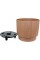 Горщик квітковий пласт. "Осло" d20х17,5см 3,8л карамель wood,зі вставкою №5679/Алеана/(12)
