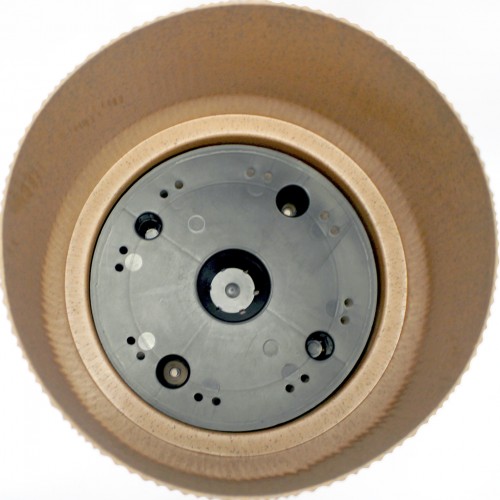 Горщик квітковий пласт. "Осло" d24х21см 6,3л карамель wood,зі вставкою №5709/Алеана/(12)