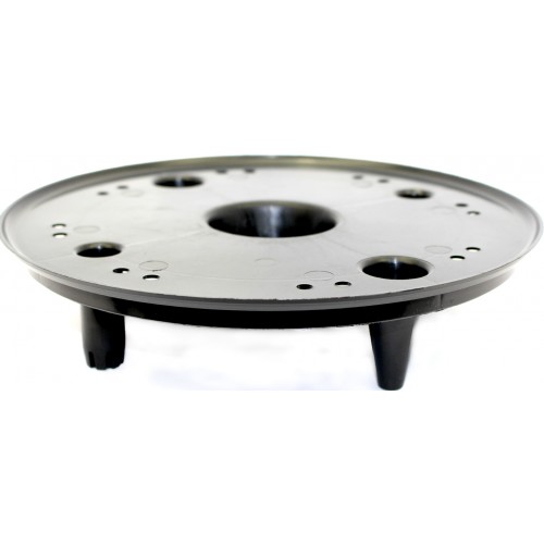 Горщик квітковий пласт. "Осло" d24х21см 6,3л карамель wood,зі вставкою №5709/Алеана/(12)