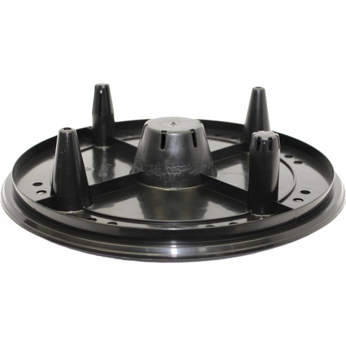 Горщик квітковий пласт. "Осло" d30х27см 14л біла троянда wood,зі вставкою №5716/Алеана/(4)