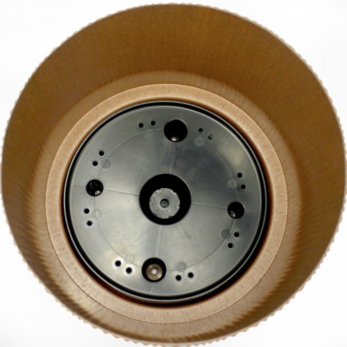 Горщик квітковий пласт. "Осло" d30х27см 14л карамель wood,зі вставкою №5730/Алеана/(4)