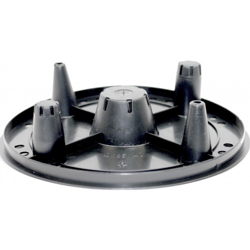 Горщик квітковий пласт. "Осло" d30х27см 14л карамель wood,зі вставкою №5730/Алеана/(4)