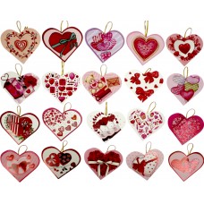 Валентинка 8,5х6см мікс №6032/462027(8)(160)