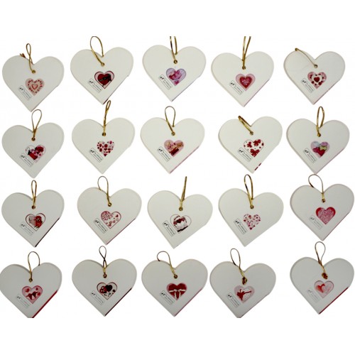 Валентинка 8,5х6см мікс №6032/462027(8)(160)