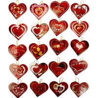 Валентинка 8,5х6см мікс №6059/462028(8)(160)