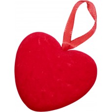 Підвіска "Серце" флокове 6см №2021-005(4)(192)