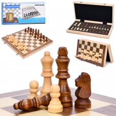 Шахи дерев.,фігури дерев.,в кор-ці,40х20х5см №TD202344(12)