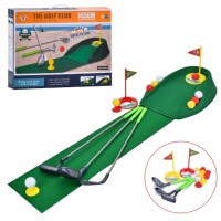 Гольф,ігрове поле 34х165см,клюшка 3шт,лунка 2шт,м'яч 9шт,в кор-ці,35х48,5х11см №MR 1423(6)