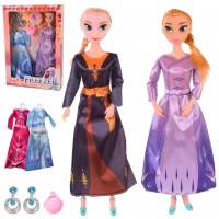 Лялька,сукня,сережки,сумка,в кор-ці,32,5х23,5х5см 2види №400-4(36) КІ