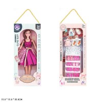Лялька,в стильній сукні,з аксесуарами в кор-ці 15х15х35см №TG247A(15)(30) КІ