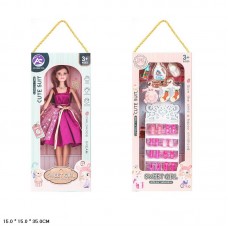 Лялька,в стильній сукні,з аксесуарами в кор-ці 15х15х35см №TG247A(15)(30) КІ