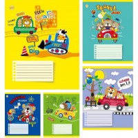 Зошит 12арк. кліт. /ТВ/ "Kids Car" №ТА61101(25)(600)