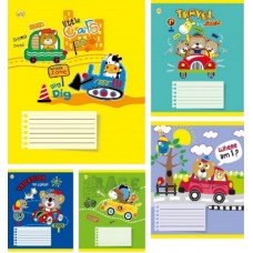 Зошит 12арк. кліт. /ТВ/ "Kids Car" №ТА61101(25)(600)