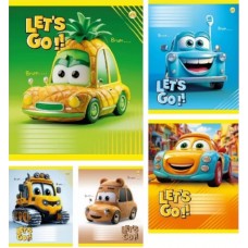 Зошит 12арк. кліт. /ТВ/ "Let's Go!" №ТА61100(25)(600)