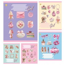 Зошит 18арк. кліт. /ТВ/ "Для дівчат" №ТА61204(20)(400)