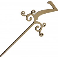 Цифра з ніжкою 24 см 7 фанера (5)