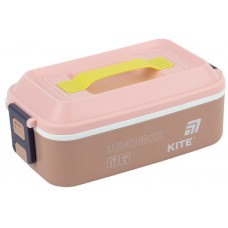 Ланч бокс пласт. "Kite" 1000мл з наповненням,бежевий №K25-1183-1