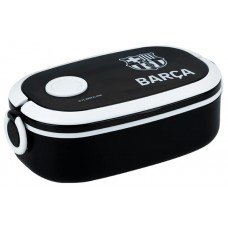 Ланч бокс пласт. "Kite" 900мл FC Barcelona з наповненням,чорний №BC25-1180