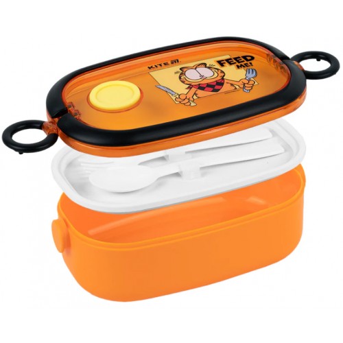 Ланч бокс пласт. "Kite" 900мл Garfield з наповненням №GF25-1180