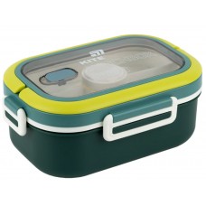 Ланч бокс пласт. "Kite" 1100мл з розділювачем,з наповненням,зелений №K25-1182-3