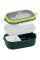 Ланч бокс пласт. "Kite" 1100мл з розділювачем,з наповненням,зелений №K25-1182-3