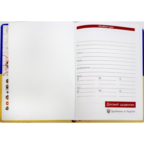 Щоден. А5 "Economix" недат. Vivela жовто-блакитний №E22062-98(20)