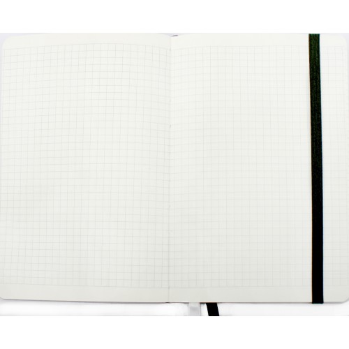 Блокнот В6 96арк. кліт. карт. "Partner Soft Skin" темно-зелений №8616-23-A/Axent/(18)(36)