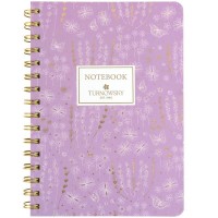 Блокнот пруж. А5 80арк. кліт. тв. обкл. "Turnowsky.Morning Dew 1" №8470-13-A-TR/Axent/(12)