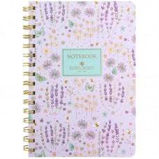 Блокнот пруж. А5 80арк. кліт. тв. обкл. "Turnowsky.Morning Dew 2" №8470-14-A-TR/Axent/(12)