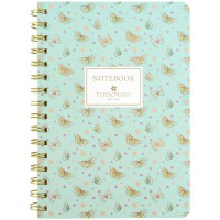 Блокнот пруж. А5 80арк. кліт. тв. обкл. "Turnowsky.Morning Dew 3" №8470-15-A-TR/Axent/(12)