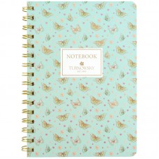Блокнот пруж. А5 80арк. кліт. тв. обкл. "Turnowsky.Morning Dew 3" №8470-15-A-TR/Axent/(12)