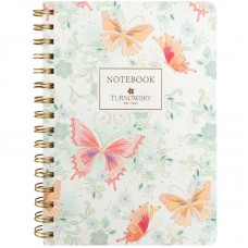 Блокнот пруж. А5 80арк. кліт. тв. обкл. "Turnowsky.Nat Melody 1" №8473-4-A-TR/Axent/(12)