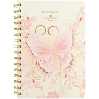 Блокнот пруж. А5 80арк. кліт. тв. обкл. "Turnowsky.Nat Melody 3" №8470-12-A-TR/Axent/(12)