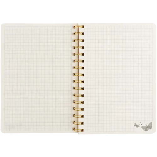 Блокнот пруж. А5 80арк. кліт. тв. обкл. "Turnowsky.Secret Garden 1" №8473-1-A-TR/Axent/