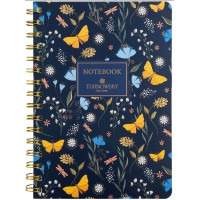Блокнот пруж. А5 80арк. кліт. тв. обкл. "Turnowsky.Secret Garden 3" №8473-3-A-TR/Axent/