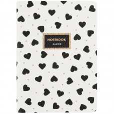 Блокнот А6 60арк. кліт. карт. Black&White №8711-7-A/Axent/(24)