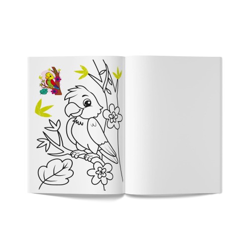 Книга А5 "Кольорованка. Зоопарк" №6239/Кристал Бук/(50)