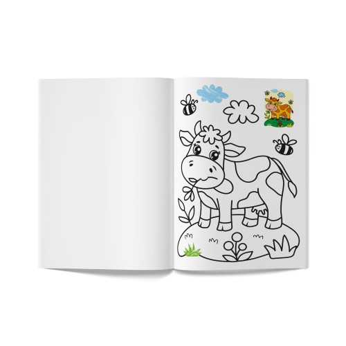 Книга А5 "Кольорованка. Ферма" №6222/Кристал Бук/(50)