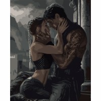 Картини по номерах "Santi" 4 крило. Пов'язані вогнем 40х50см №955779