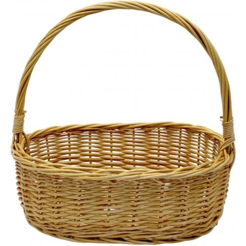 Кошик плетен. "Цитрус" світло-коричневий 34х25х12см №5