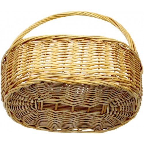 Кошик плетен. "Цитрус" світло-коричневий 34х25х12см №5