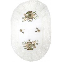 Великодня серветка "Паска в кошику" овал. 48х31см №60262с-2(12)