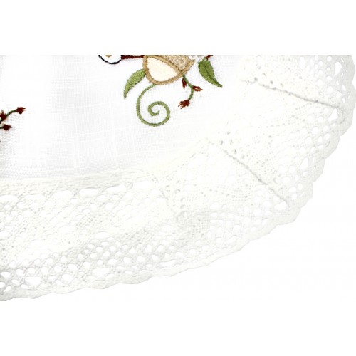 Великодня серветка "Паска в кошику" овал. 48х31см №60262с-2(12)