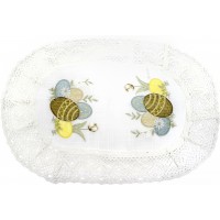 Великодня серветка "Крашанки" овал. 48х31см №50467(12)