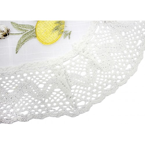 Великодня серветка "Крашанки" овал. 48х31см №50467(12)