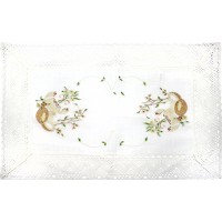 Великодня серветка "Паска з котиками" прямок. 62х44см №10345